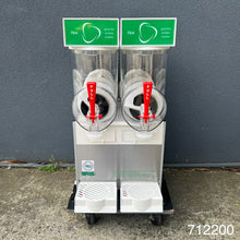 Load image into Gallery viewer, BRAS FBM2 Green Slushie Machine 2 x 10L Showroom Model SN#200