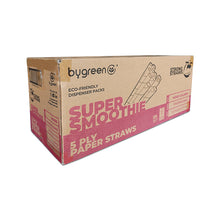 Load image into Gallery viewer, Eco Super Smoothie Straw 5 PLY Paper Multi Coloured Box 1000