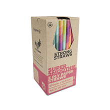 Load image into Gallery viewer, Eco Super Smoothie Straw 5 PLY Paper Multi Coloured Box 1000