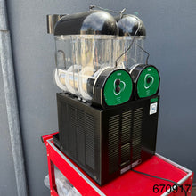 Load image into Gallery viewer, BRAS FBM2 Black Slushie Machine 2 x 10L Showroom Model SN#917