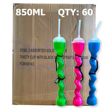 Load image into Gallery viewer, Solid Colour Twisty Sippa Cup 850ml (Box of 60)