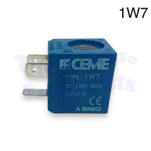 Load image into Gallery viewer, CEME Solenoid Coil 1W7/A57 230v 50Hz
