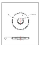Load image into Gallery viewer, Elco No 4 Gear (Long Shaft)