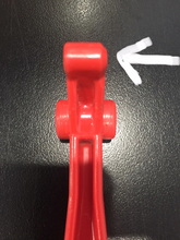 Load image into Gallery viewer, BRAS - Tap Handle Red "PULL" White text - Used