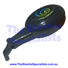 Load image into Gallery viewer, Tap Handle Oval Black w Spin Decal