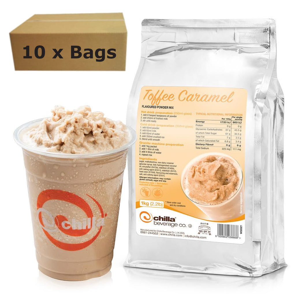 CLEARANCE Chilla Toffee Caramel Frappe Box
