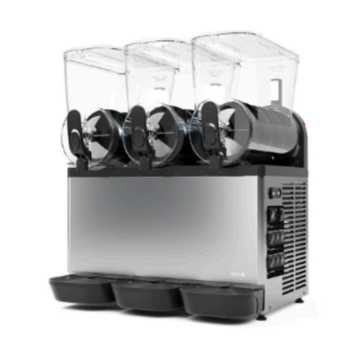 Carpigiani Horeca GraniLuxe Silver PP Triple Bowl Slushie Machine