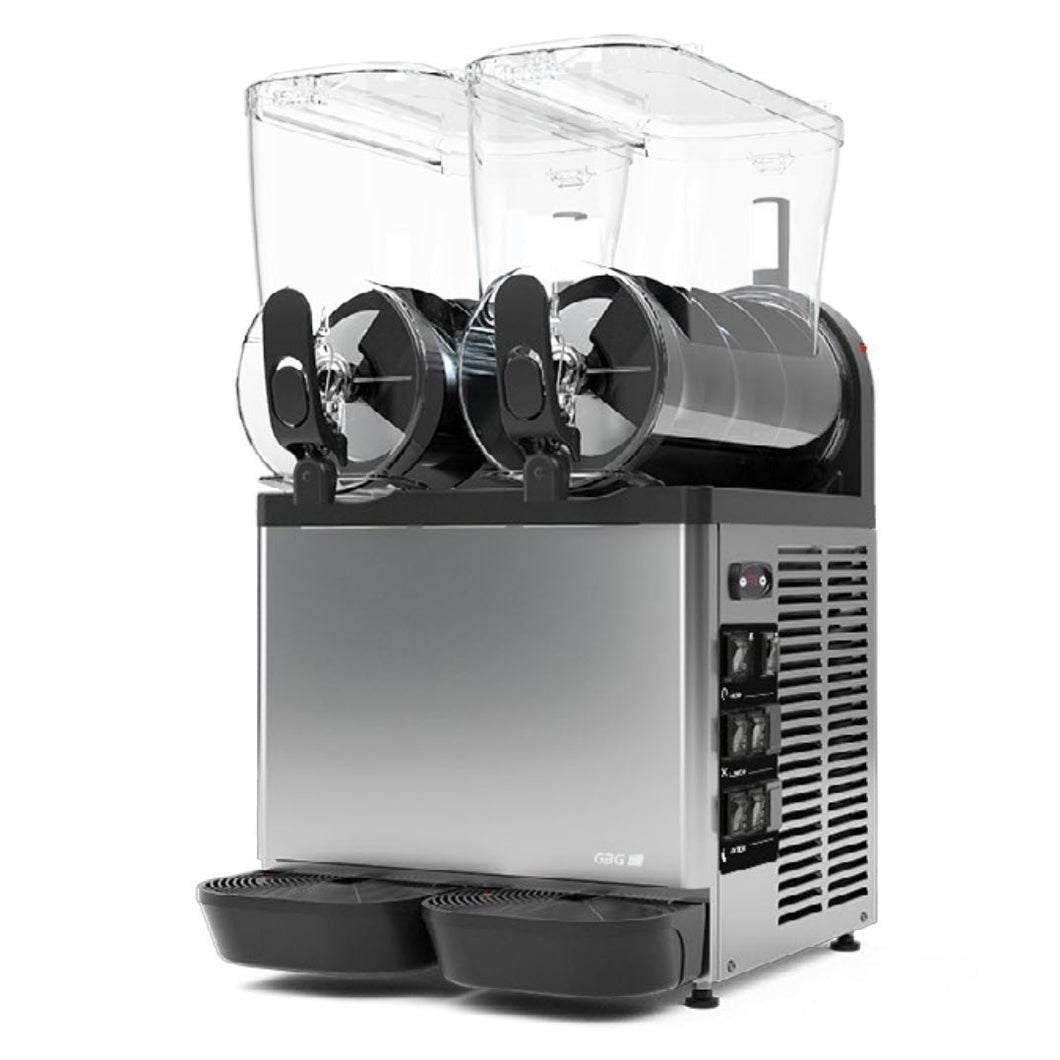 Carpigiani Horeca GraniLuxe Silver PP Twin Bowl Slushie Machine