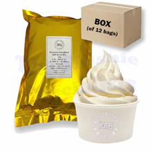 Load image into Gallery viewer, Premium Gold Blend Soft Serve &amp; Gelato Mix Vanilla Base Box 12x1kg
