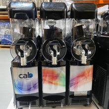 Load image into Gallery viewer, CAB Skyline Elite 3 Black Demo - Triple Bowl Slushie Machine
