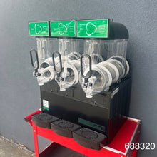 Load image into Gallery viewer, BRAS FBM3 Black Slushie Machine 3 x 10L - Showroom SN#320
