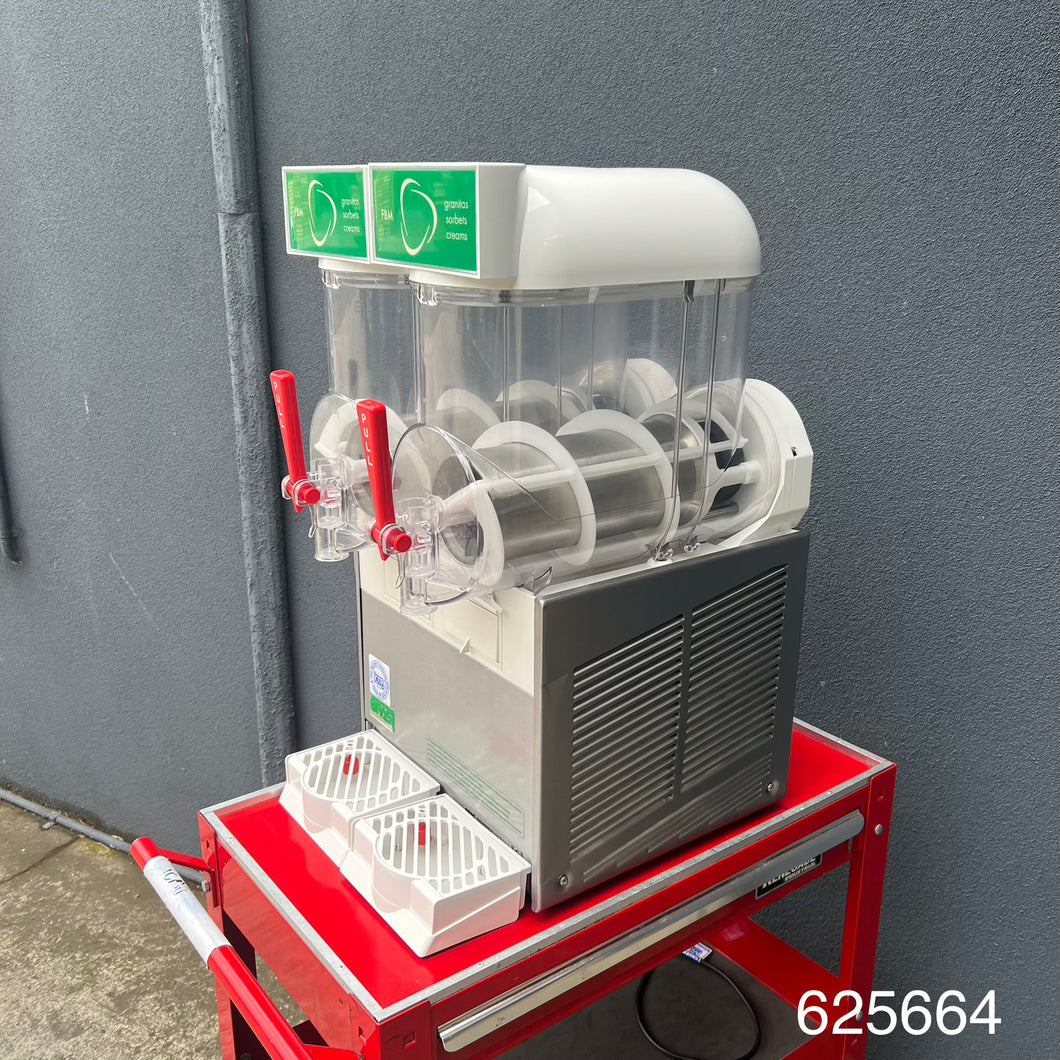 BRAS FBM2 Green Slushie Machine 2 x 10L Showroom Model SN#271