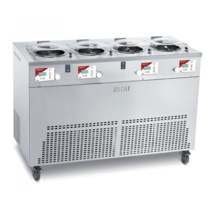 Vision 8 - Continuous Churning Gelato Machine & Display