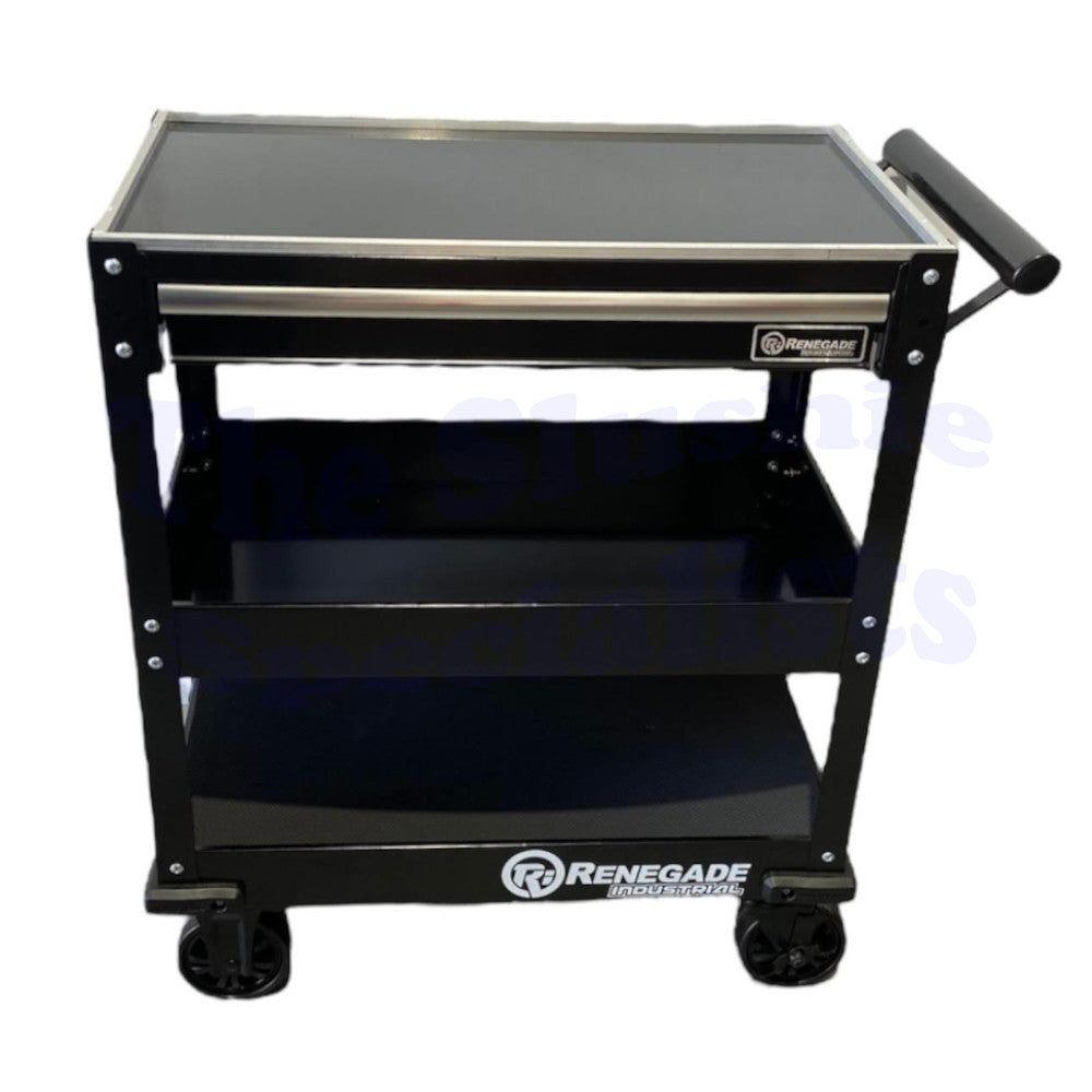 Black Slushie Machine Deluxe Trolley - Heavy Duty (With Trim)