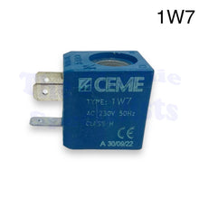 Load image into Gallery viewer, CEME Solenoid Coil 1W7 230v 50Hz
