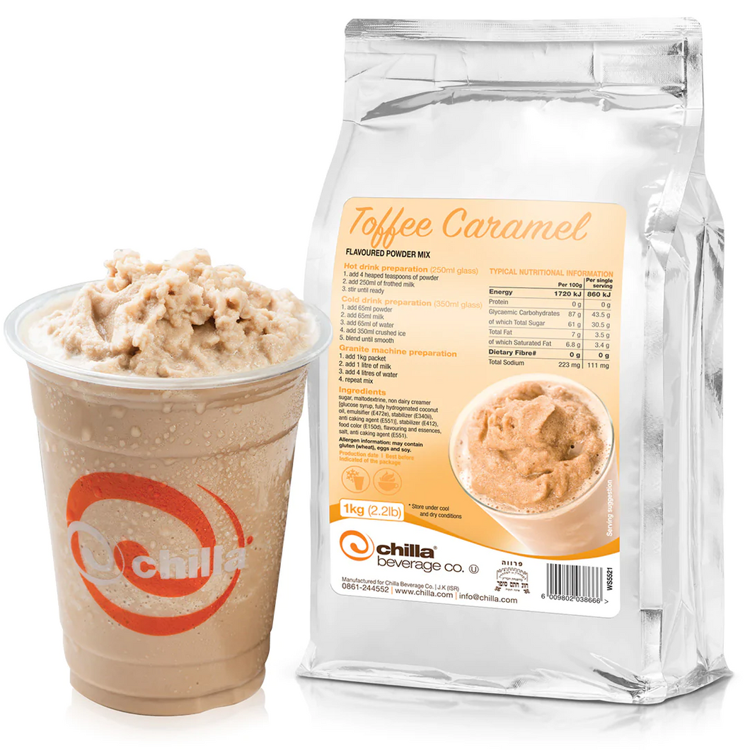 Chilla Ice Toffee Caramel Frappe 1kg