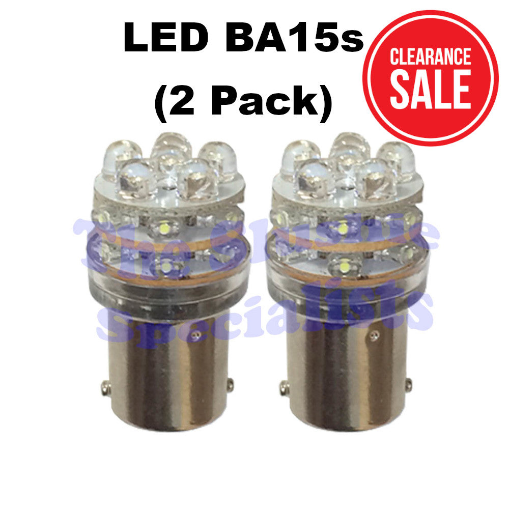 CLEARANCE LED Globe - BA15S (2 Pack)