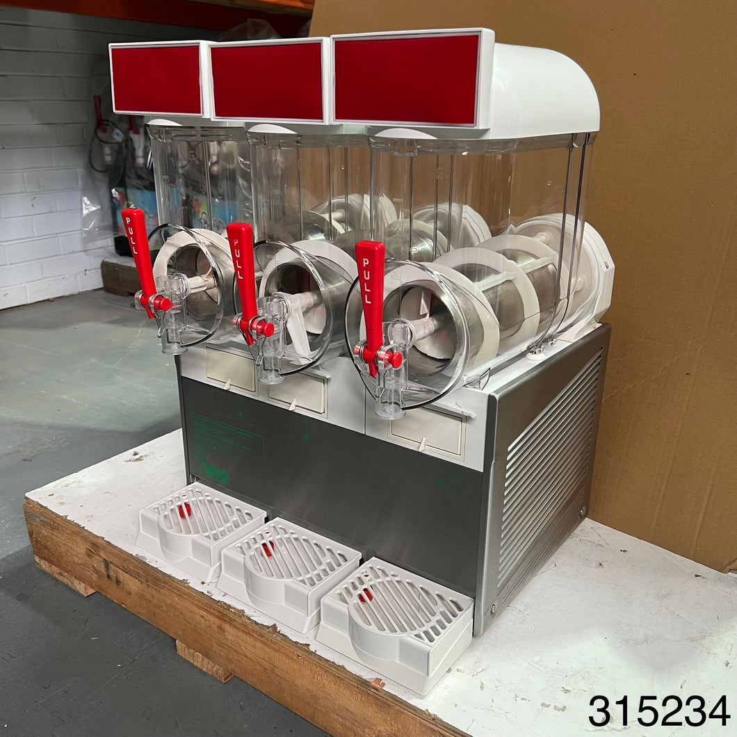 BRAS FBM3 Preloved White Slushie Machine 3 x 10L 234
