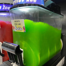 Load image into Gallery viewer, green slushie mix in bunn slushie machine
