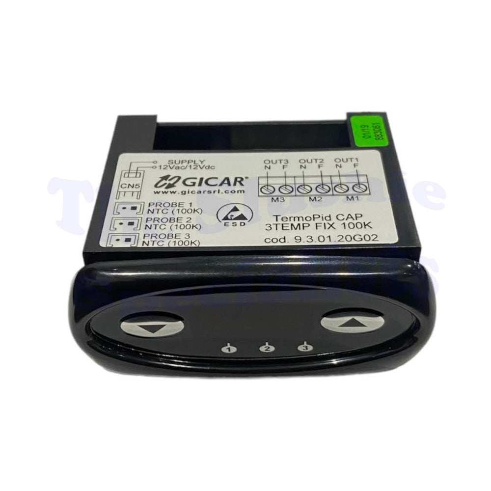 GICAR Electronic Temperature Display - 2 or 3 Bowl