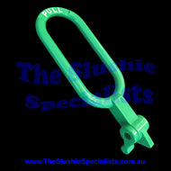 BRAS - Tap Handle - Oval Pull Green