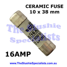 Load image into Gallery viewer, Ceramic Fuse 16Amp 10x38mm

