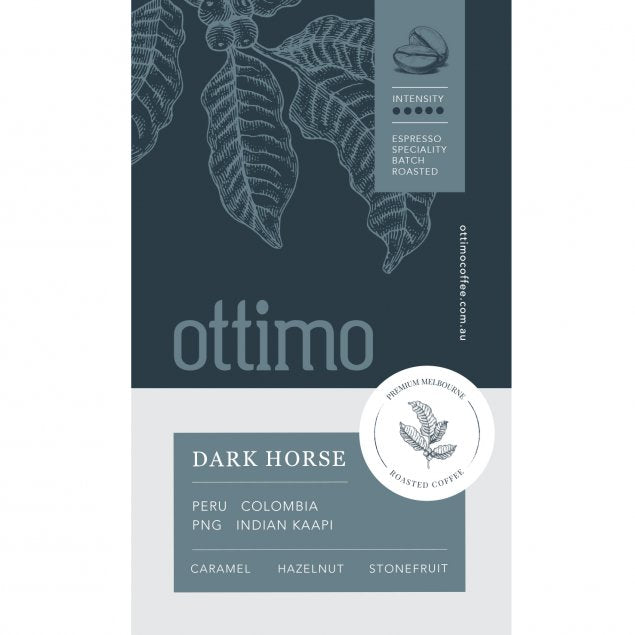 Ottimo Caffe Ottimo Coffee Dark Horse Cafe Blend 1kg – The Slushie Specialists