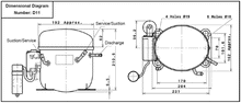 Load image into Gallery viewer, Cubigel Compressor MPT14LAB R404A LBP 1/2Hp
