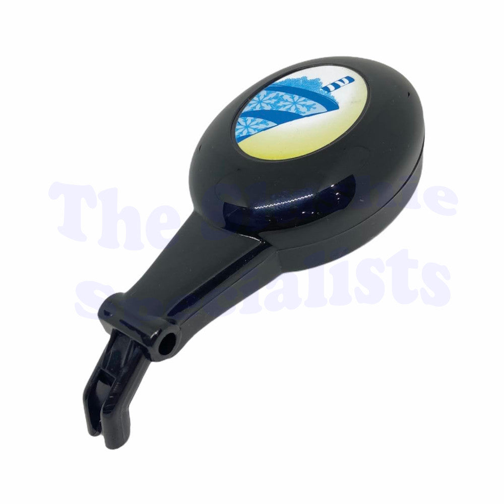 Sencotel Oval Tap Handle Black w Slush Decal